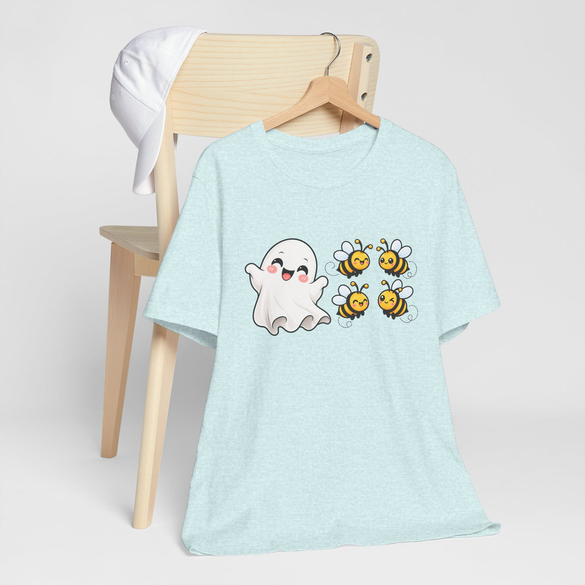Boo & Bees Halloween Tee – Cute Ghost & Bee Shirt | Spooky Season Must-Have