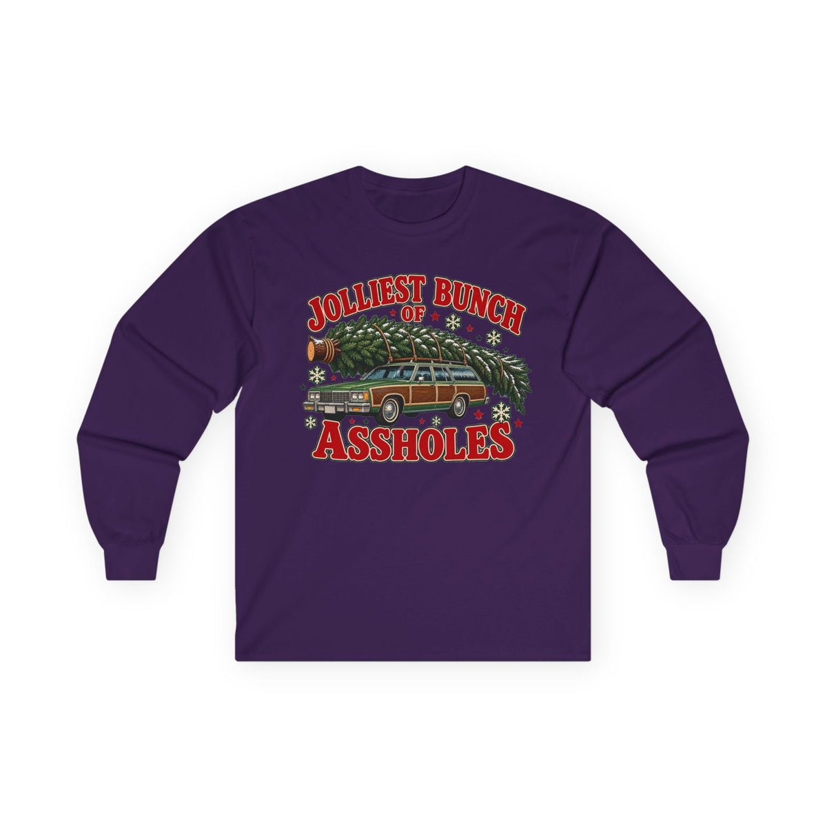 Jolliest Bunch of Assholes Christmas Long Sleeve Tee