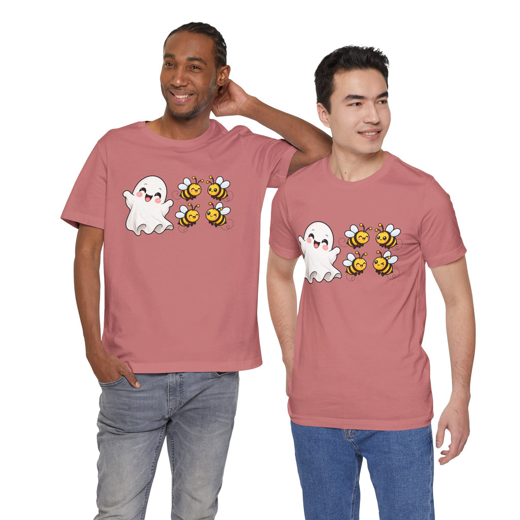 Boo & Bees Halloween Tee – Cute Ghost & Bee Shirt | Spooky Season Must-Have