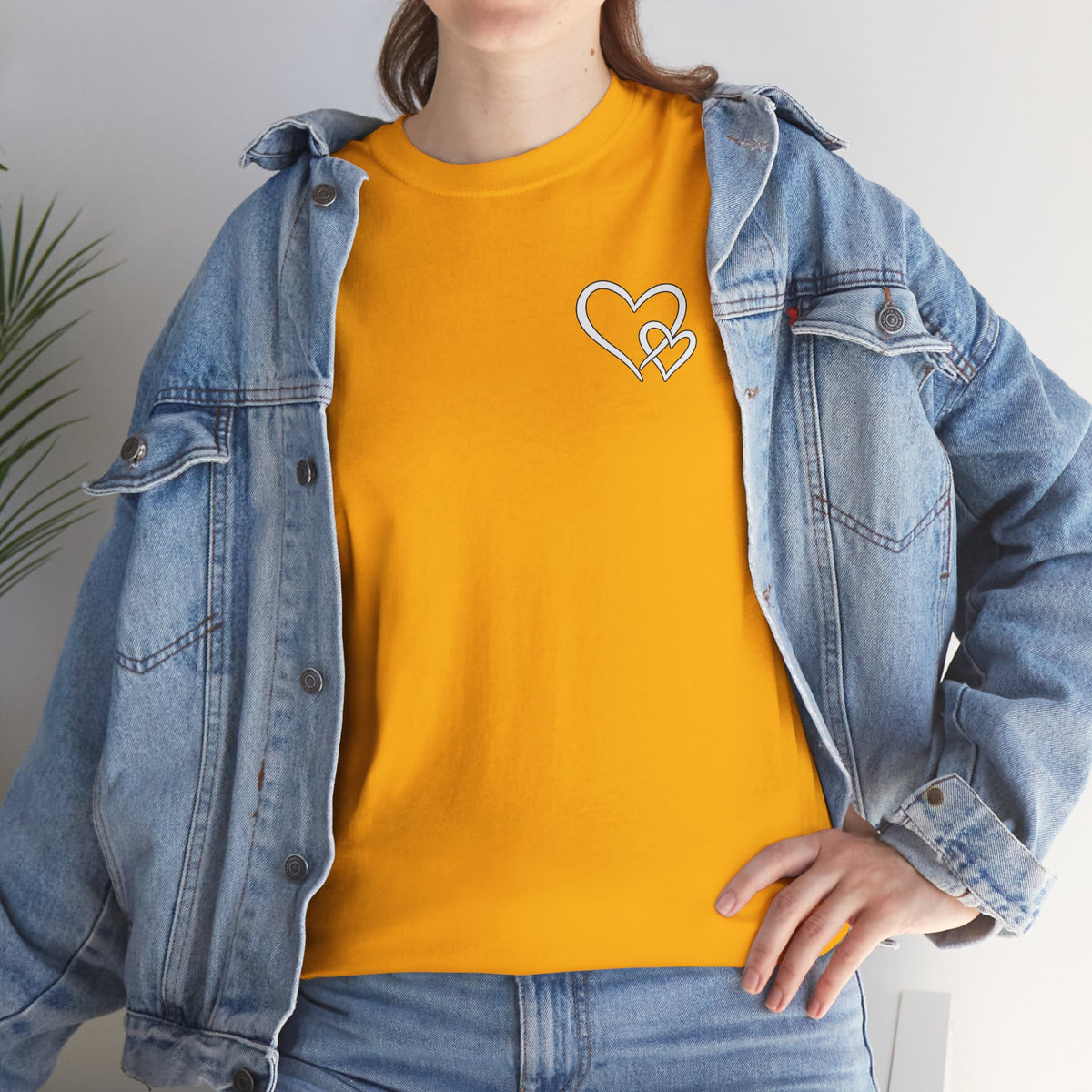 Inspirational Heart T-Shirt – "To the Person Behind Me: You Are Amazing, Beautiful and Enough" Motivational Tee