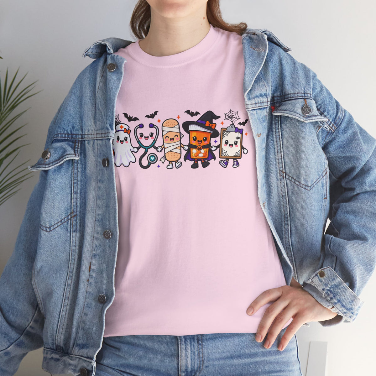 Halloween Candy Characters Tee — Cute Trick-or-Treat Ghosts & Candy Corn Shirt