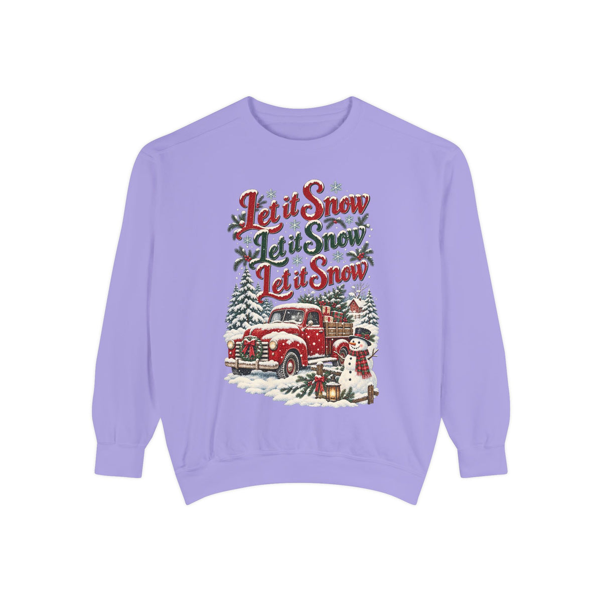 Let It Snow Vintage Truck Sweatshirt