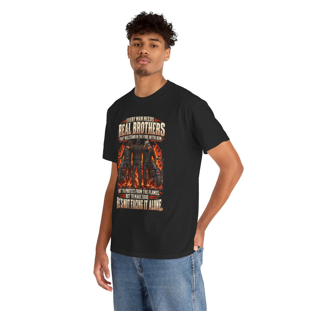 Real Brothers Graphic T-Shirt – Brotherhood and Strength
