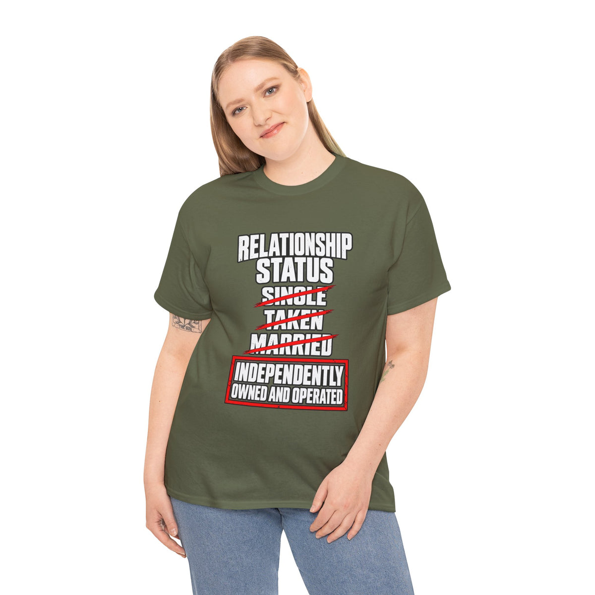 Independently Owned and Operated Relationship Status T-Shirt