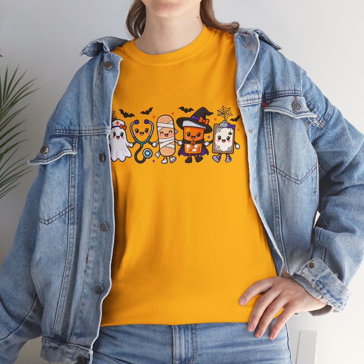 Halloween Candy Characters Tee — Cute Trick-or-Treat Ghosts & Candy Corn Shirt