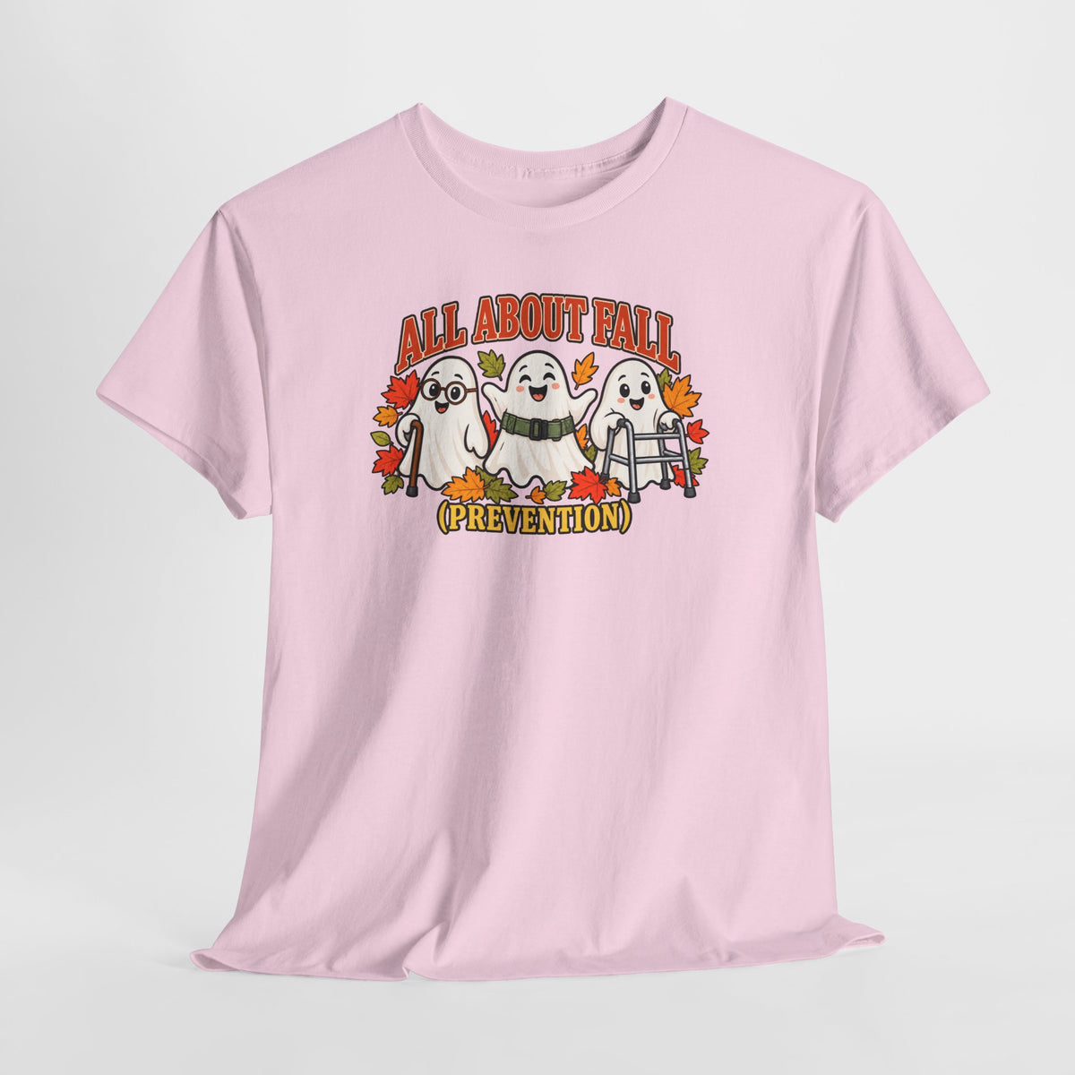 All About Fall (Prevention) Ghost Tee — Cute Halloween Autumn T-Shirt