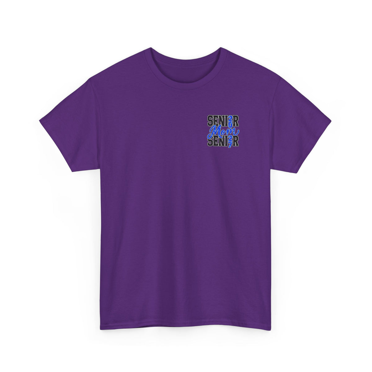 Senior Mom 2027 T-Shirt — Back Print Proud Senior Parent Tee
