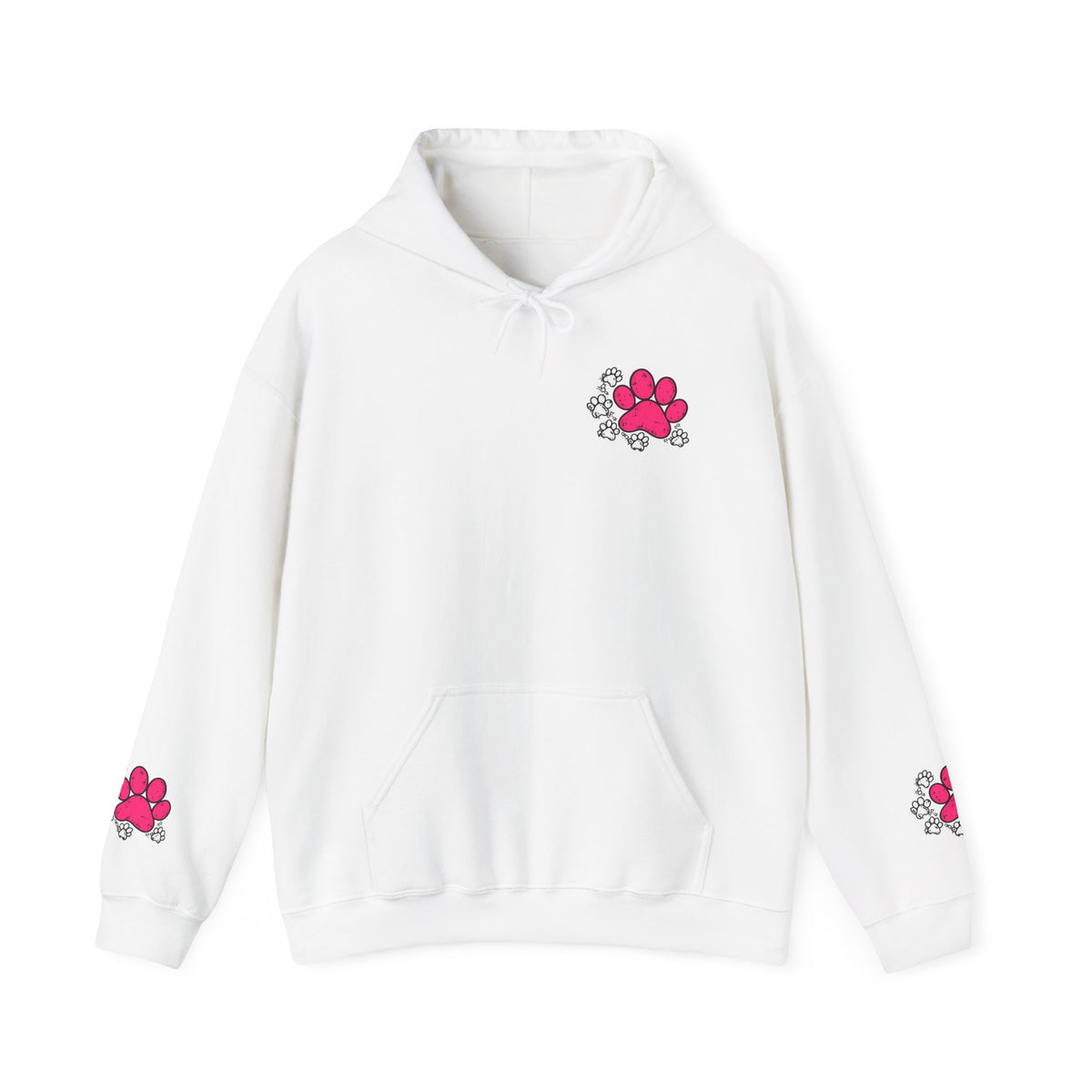 My Shadow Has Four Legs and a Tail Paw Print Hoodie