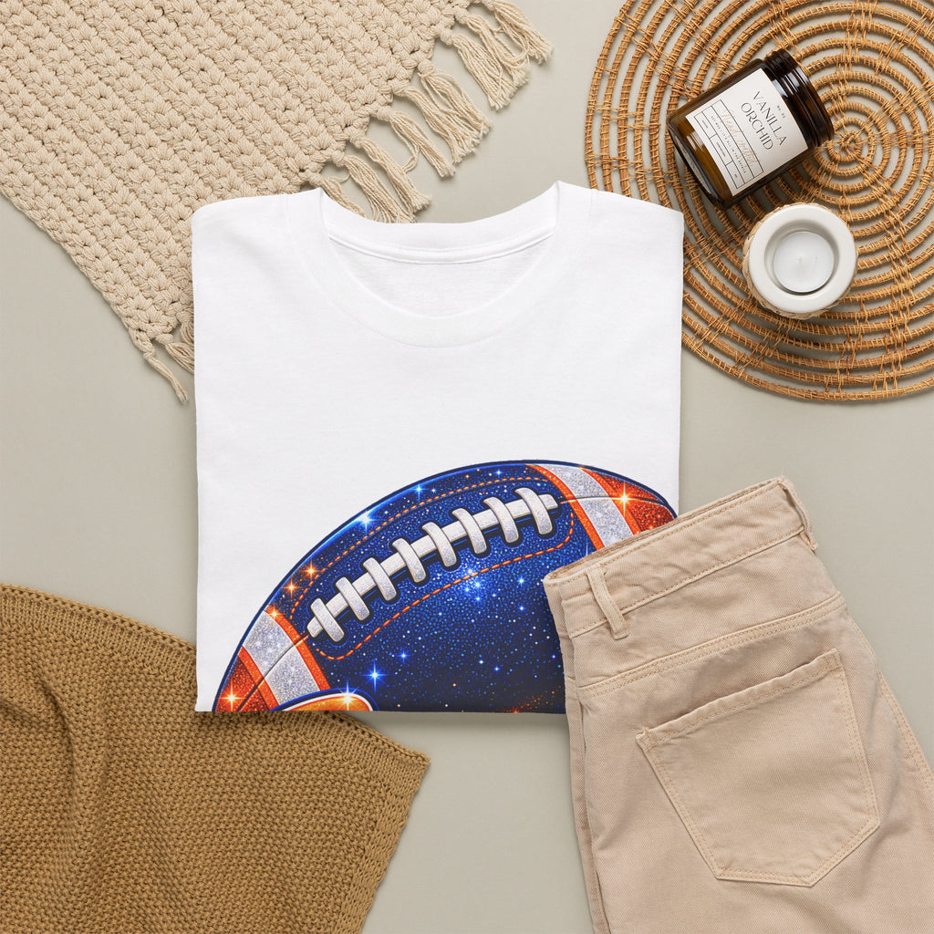 Broncos Football T-Shirt — Galaxy Football Graphic Tee