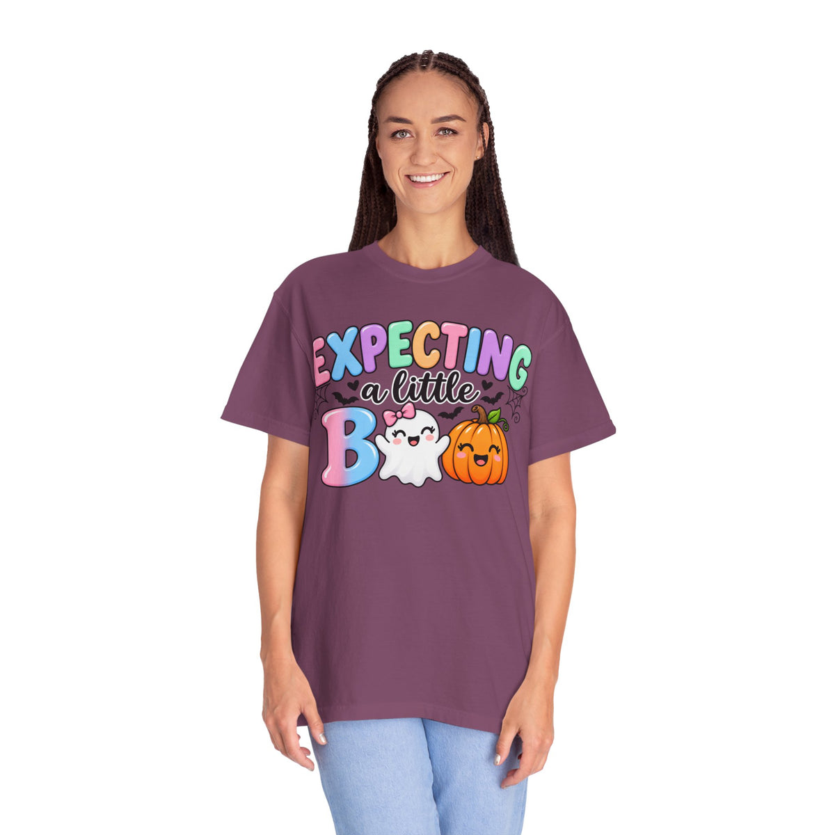 Expecting a Little Boo Maternity T-Shirt — Cute Halloween Pregnancy Tee