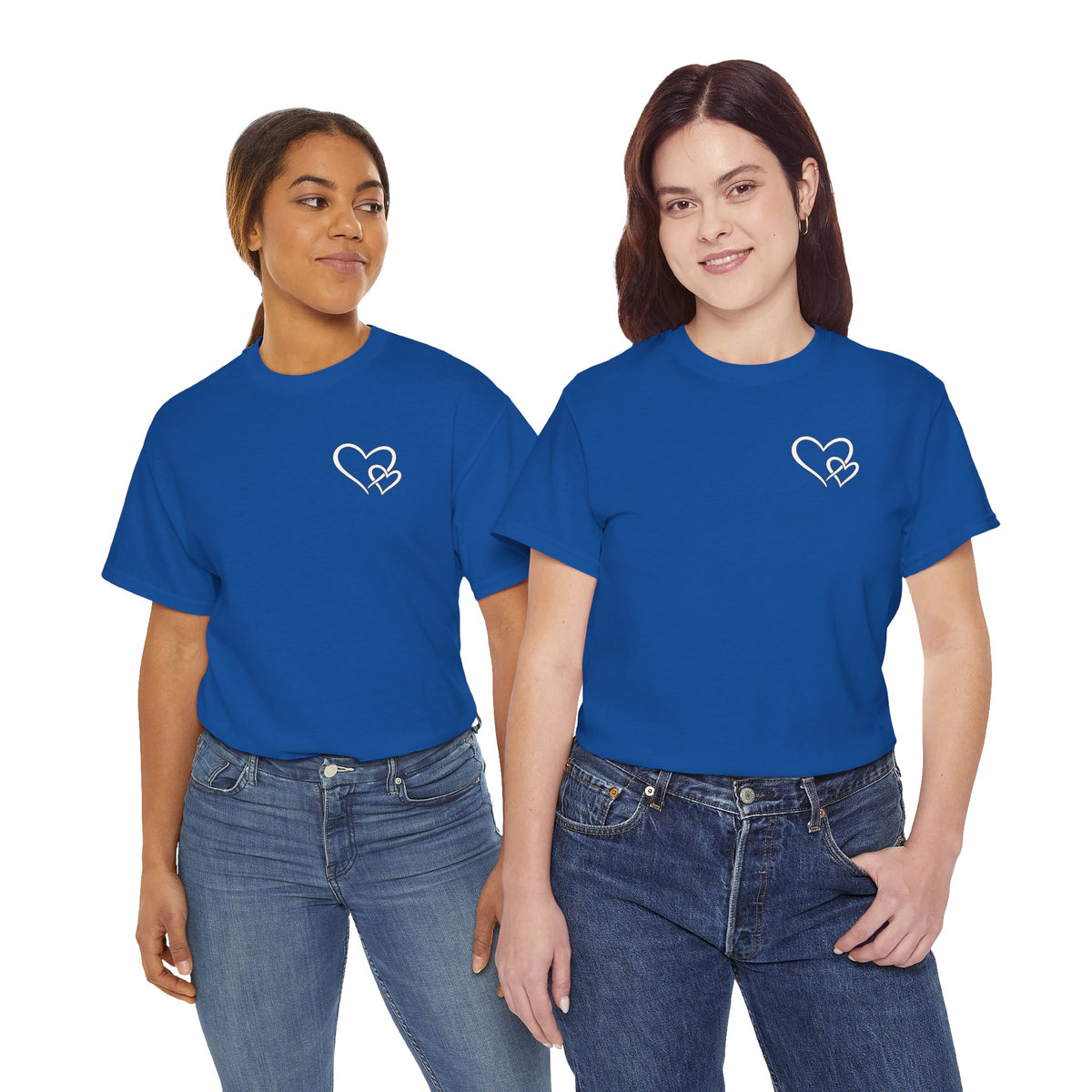 Inspirational Heart T-Shirt – "To the Person Behind Me: You Are Amazing, Beautiful and Enough" Motivational Tee