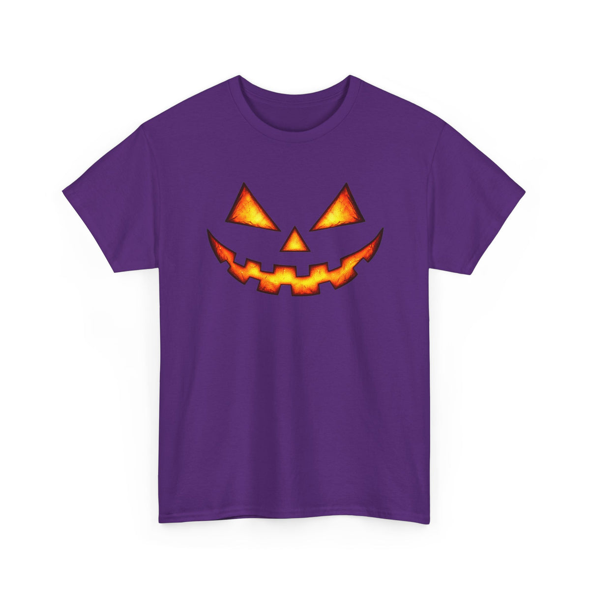 Jack-O'-Lantern Pumpkin Scary Face T-Shirt — Halloween Horror Costume Tee
