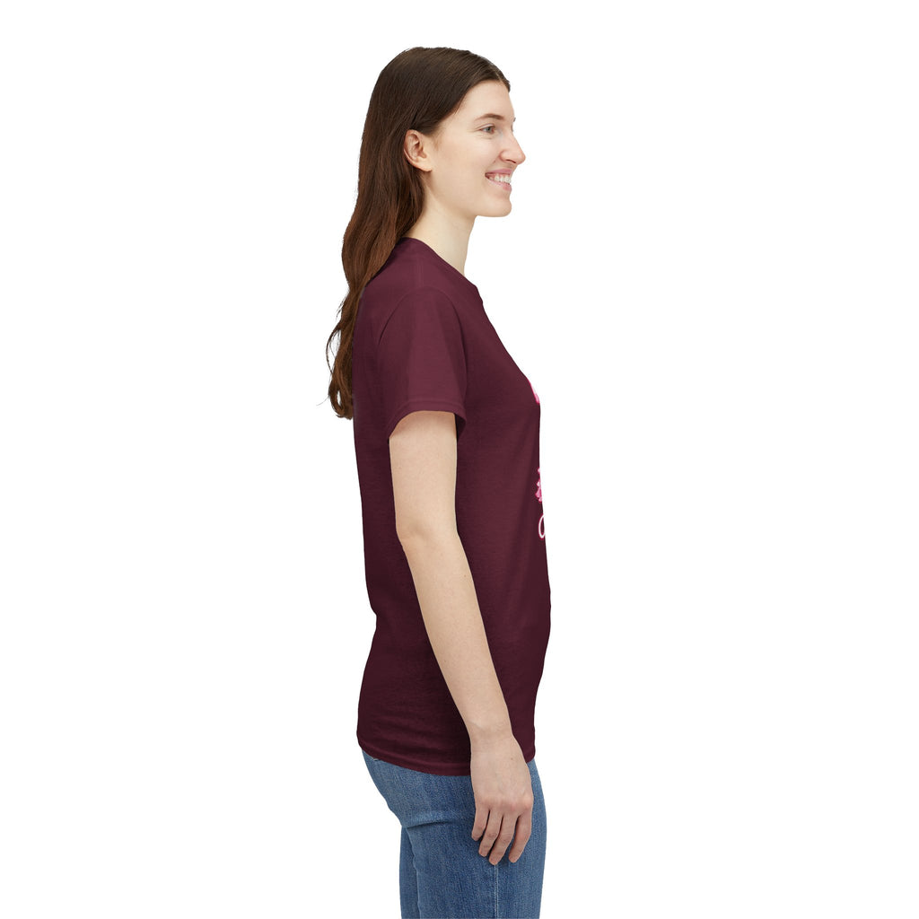 Merry Christmas Pink Christmas Tree T-Shirt