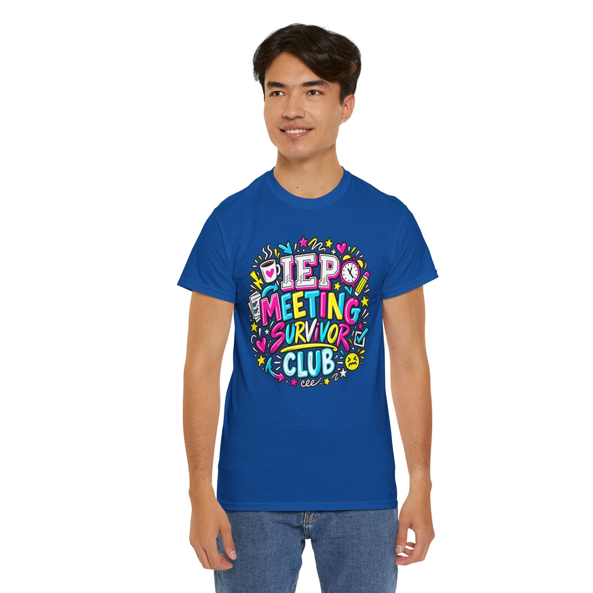Video Meeting Survivor Club T-Shirt — Funny Remote Work Tee