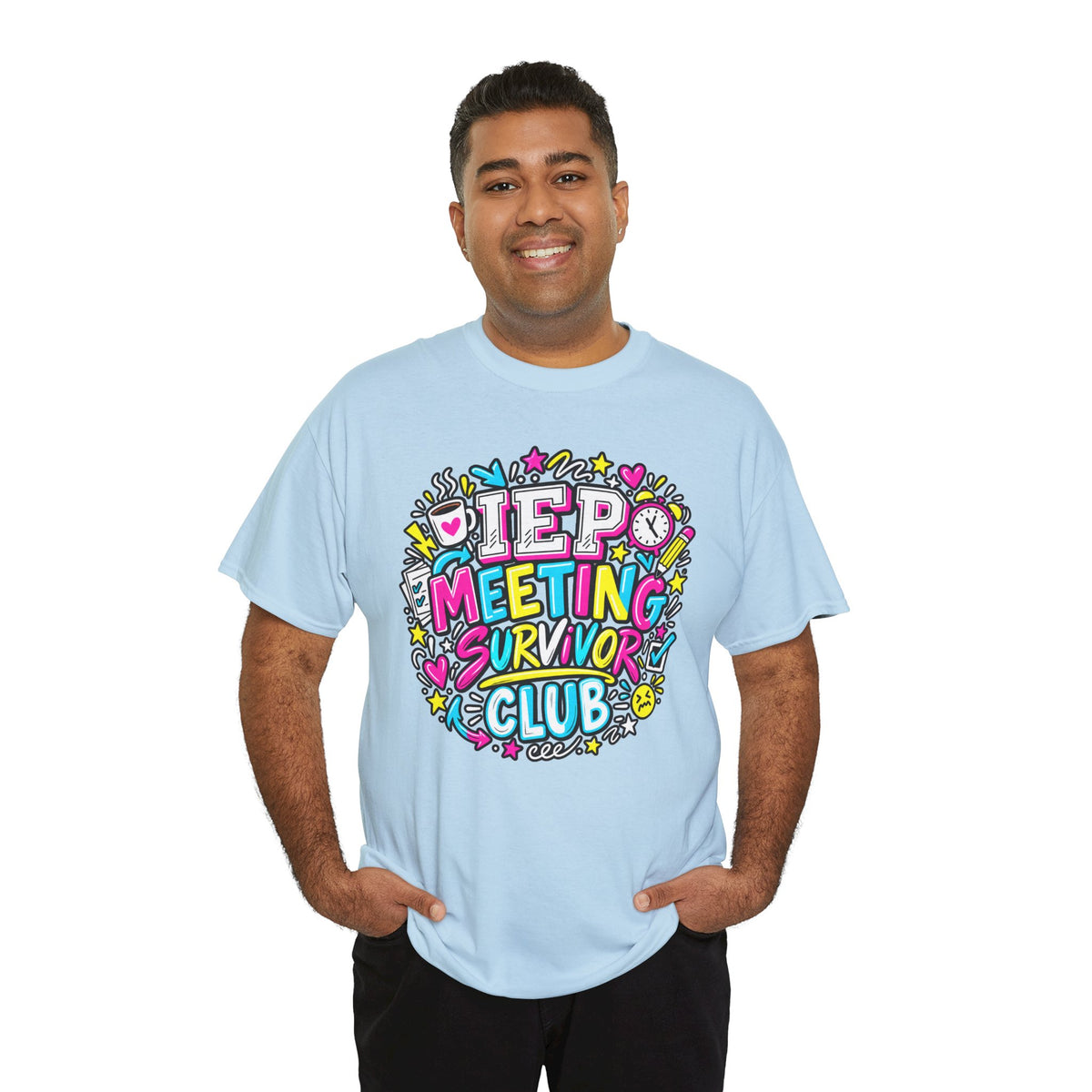 Video Meeting Survivor Club T-Shirt — Funny Remote Work Tee
