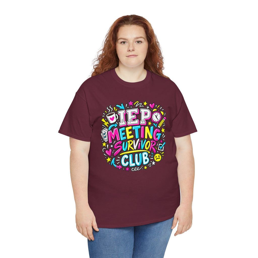 Video Meeting Survivor Club T-Shirt — Funny Remote Work Tee