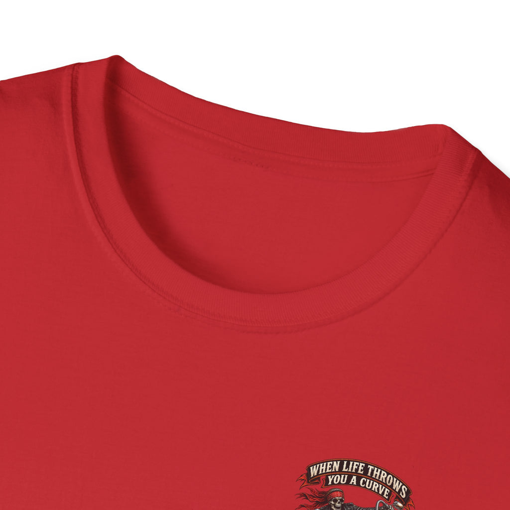 Motorcycle Rider Skull Tee — Born to Ride Graphic T-Shirt