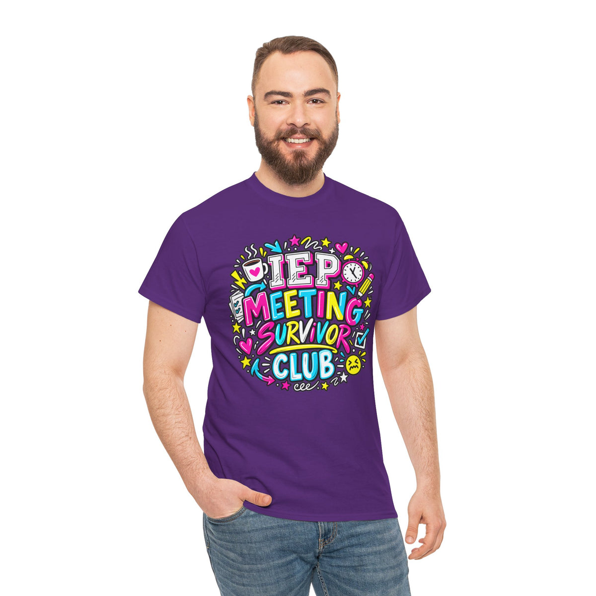 Video Meeting Survivor Club T-Shirt — Funny Remote Work Tee
