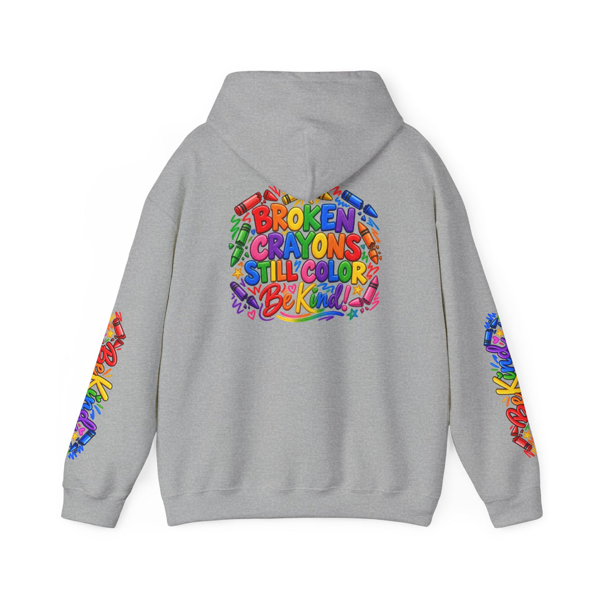 Broken Crayons Still Colorful Rainbow Art Hoodie