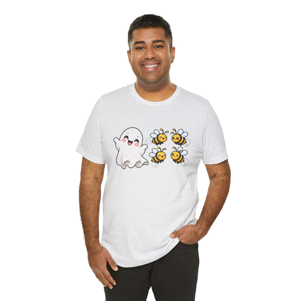 Boo & Bees Halloween Tee – Cute Ghost & Bee Shirt | Spooky Season Must-Have