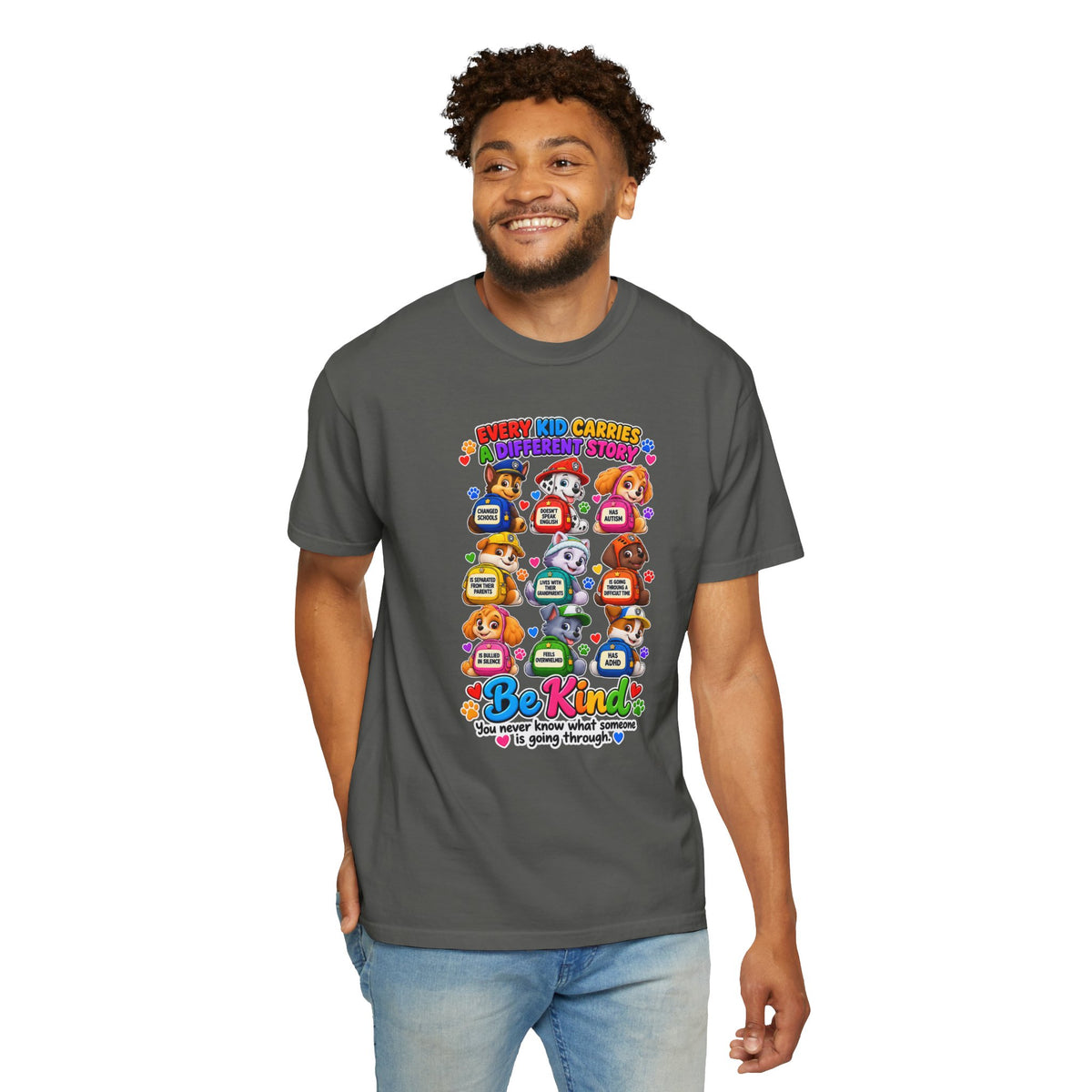 Be Kind Every Kid Carries Inspirational T-Shirt