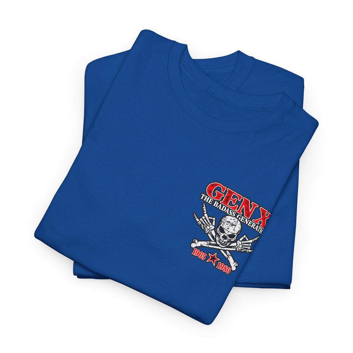Gen X T‑Shirt — "The Badass Generation" Skull & Crossbones Retro Tee