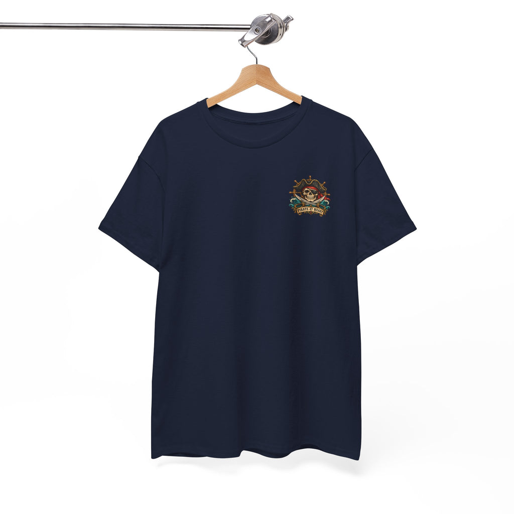 Pirate Skull Tee — "I Was a Pirate" Nautical Skull, Water • Alcohol • Booty • Boats Graphic T‑Shirt