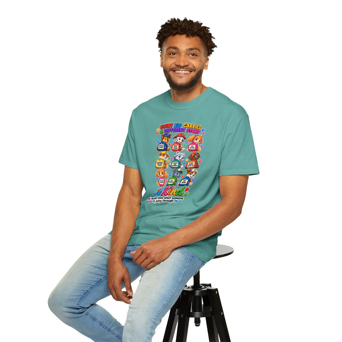 Be Kind Every Kid Carries Inspirational T-Shirt