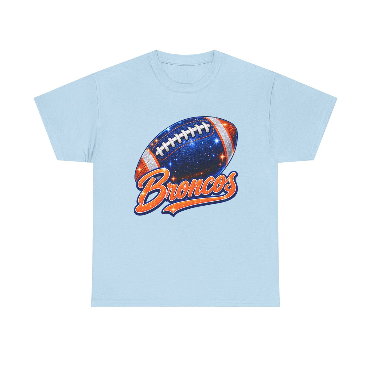 Broncos Football T-Shirt — Galaxy Football Graphic Tee