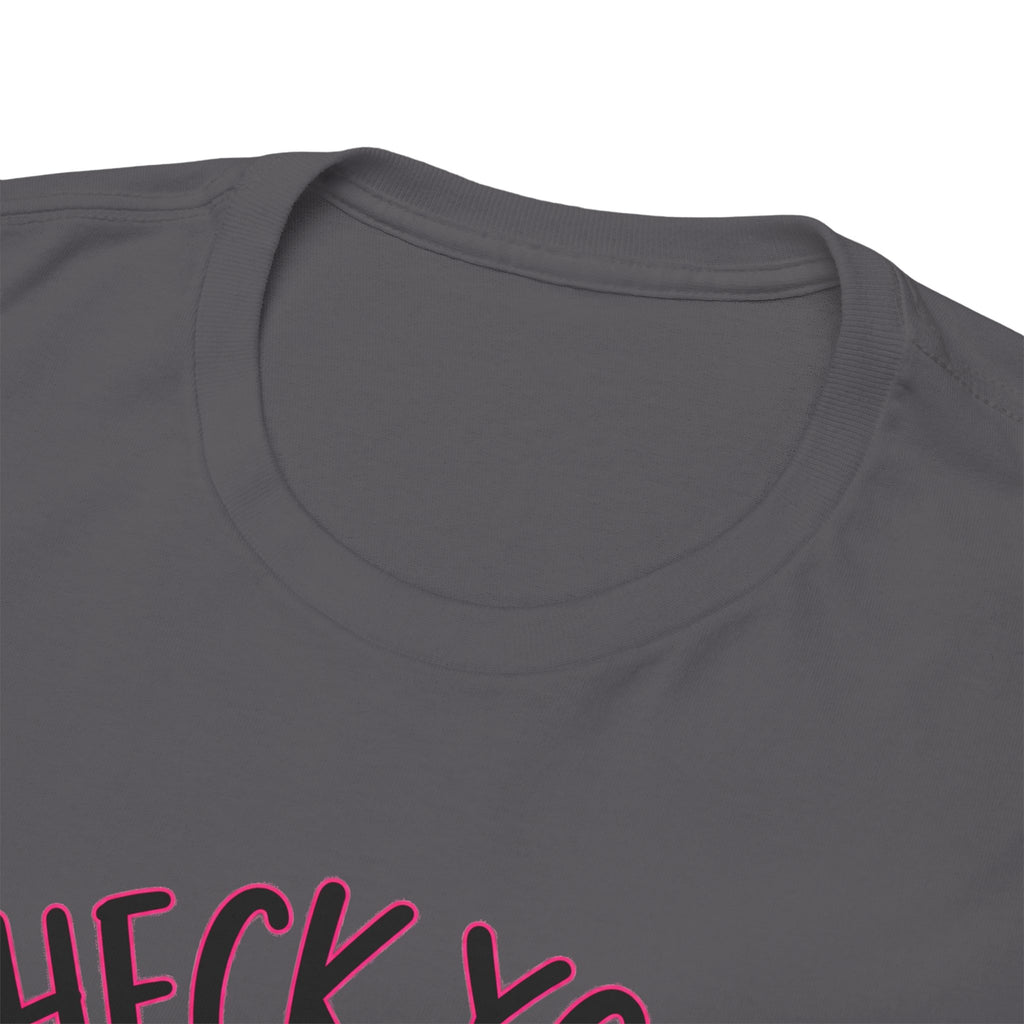 Breast Cancer Awareness T-Shirt — "Check Your Pumpkins for Lumps" Pink Ribbon Tee