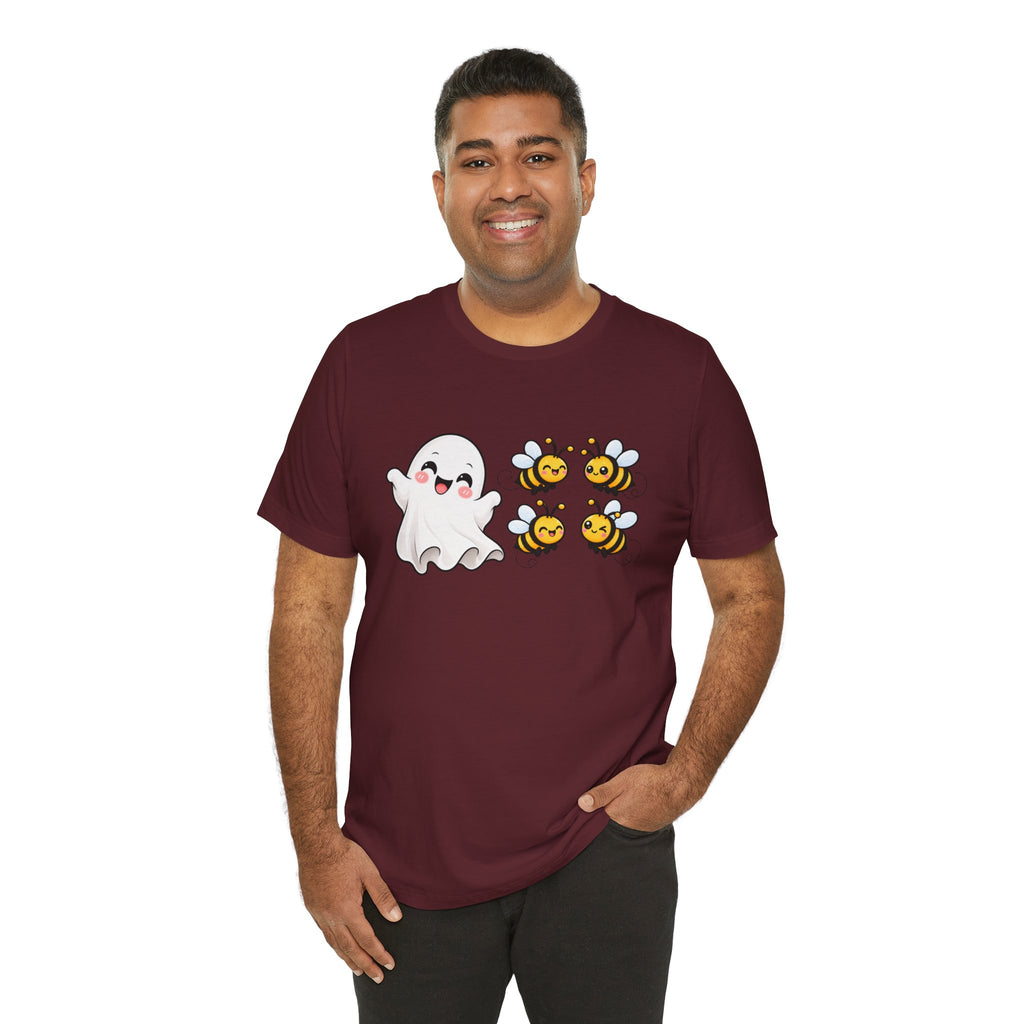 Boo & Bees Halloween Tee – Cute Ghost & Bee Shirt | Spooky Season Must-Have