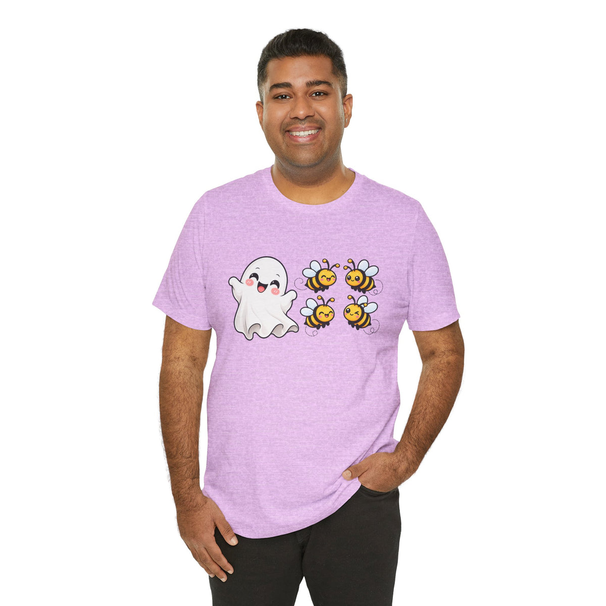 Boo & Bees Halloween Tee – Cute Ghost & Bee Shirt | Spooky Season Must-Have