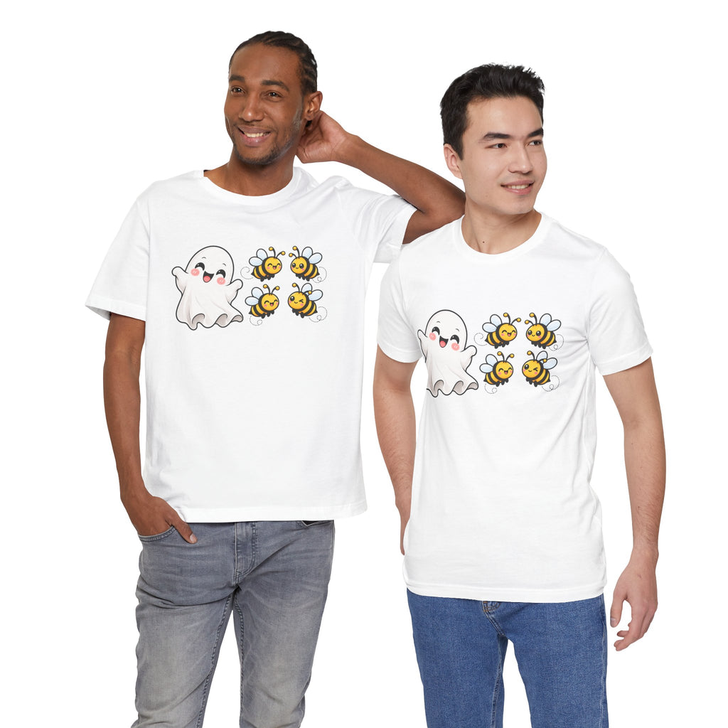 Boo & Bees Halloween Tee – Cute Ghost & Bee Shirt | Spooky Season Must-Have