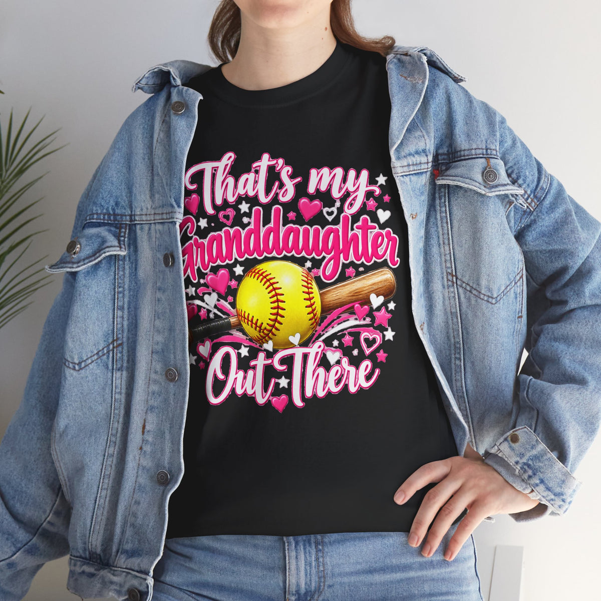 That’s My Granddaughter Out There Softball Grandma T-Shirt