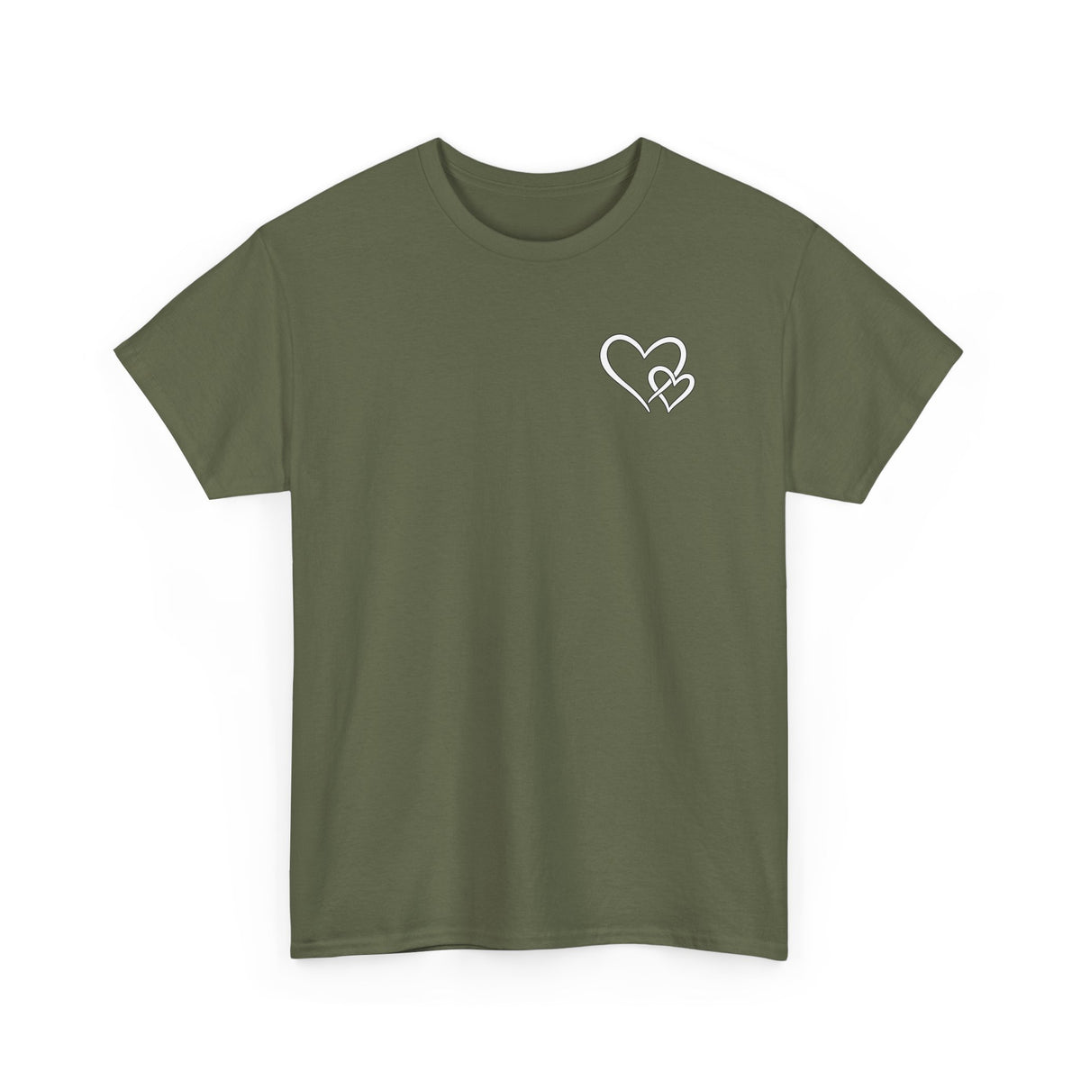 Inspirational Heart T-Shirt – "To the Person Behind Me: You Are Amazing, Beautiful and Enough" Motivational Tee