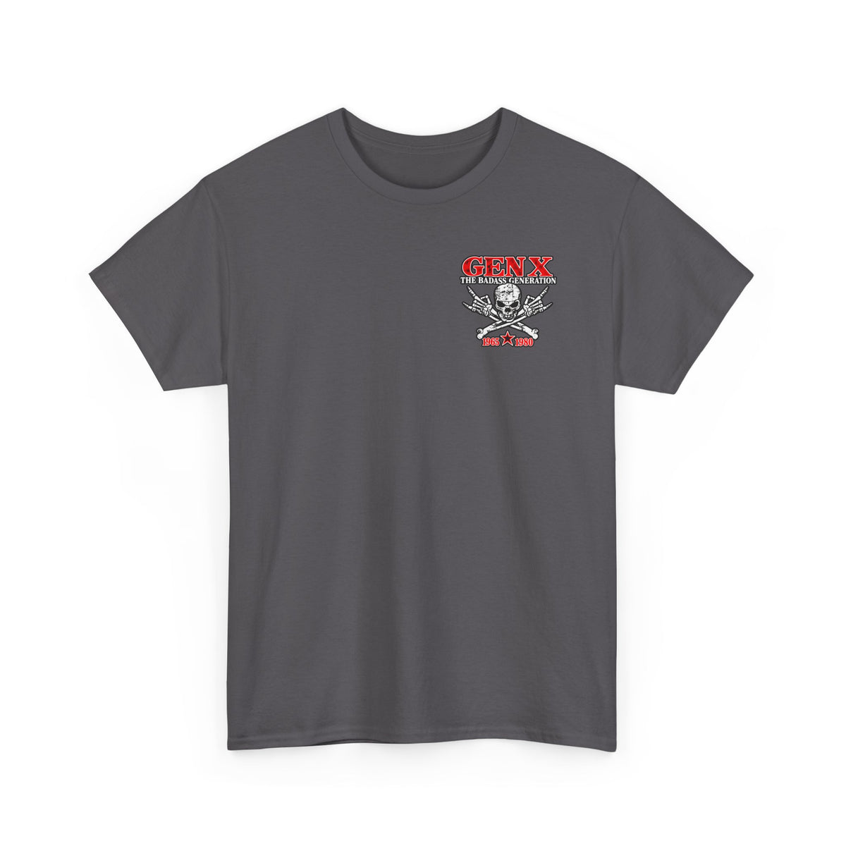 Gen X T‑Shirt — "The Badass Generation" Skull & Crossbones Retro Tee