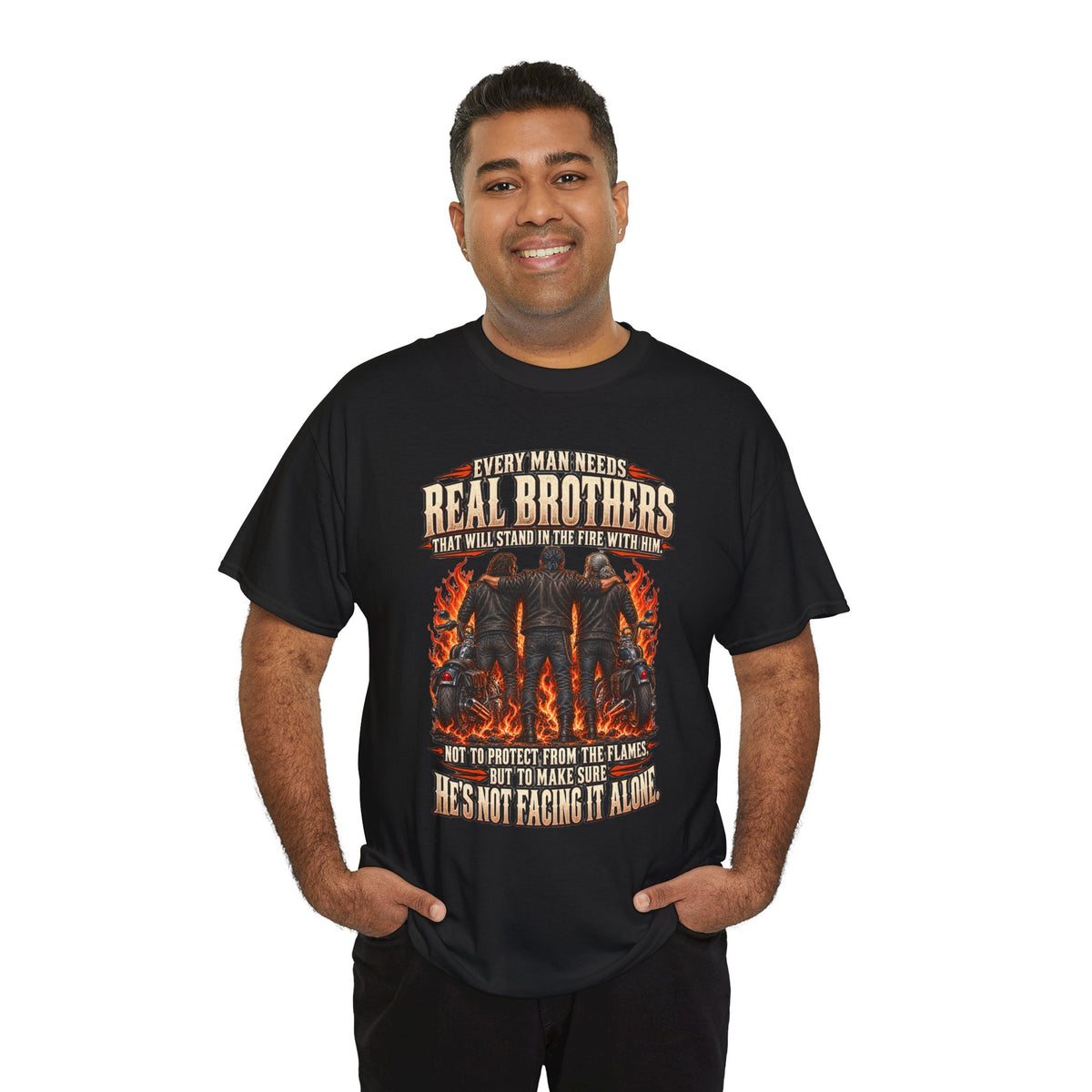 Real Brothers Graphic T-Shirt – Brotherhood and Strength