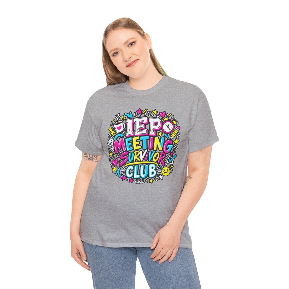 Video Meeting Survivor Club T-Shirt — Funny Remote Work Tee