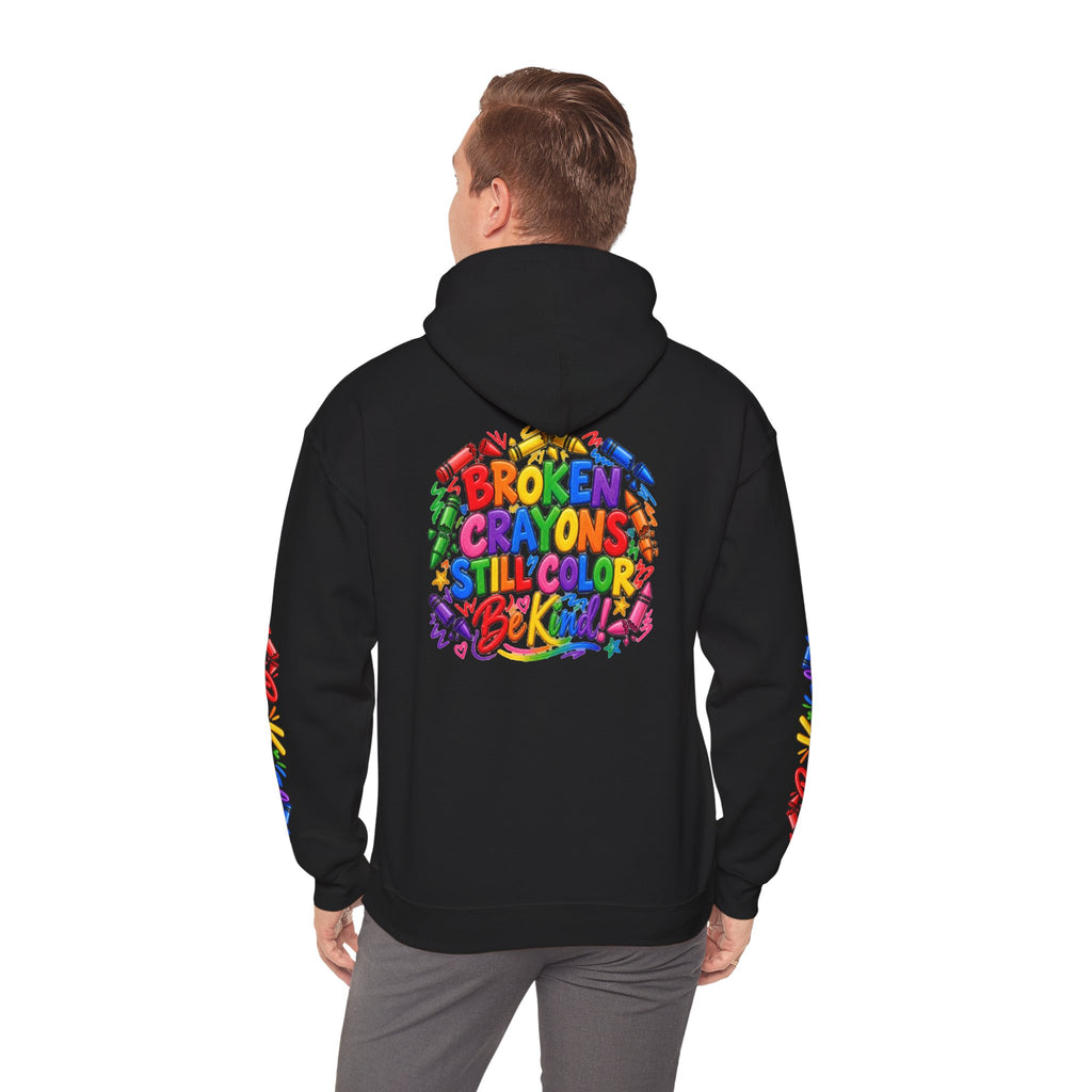 Broken Crayons Still Colorful Rainbow Art Hoodie