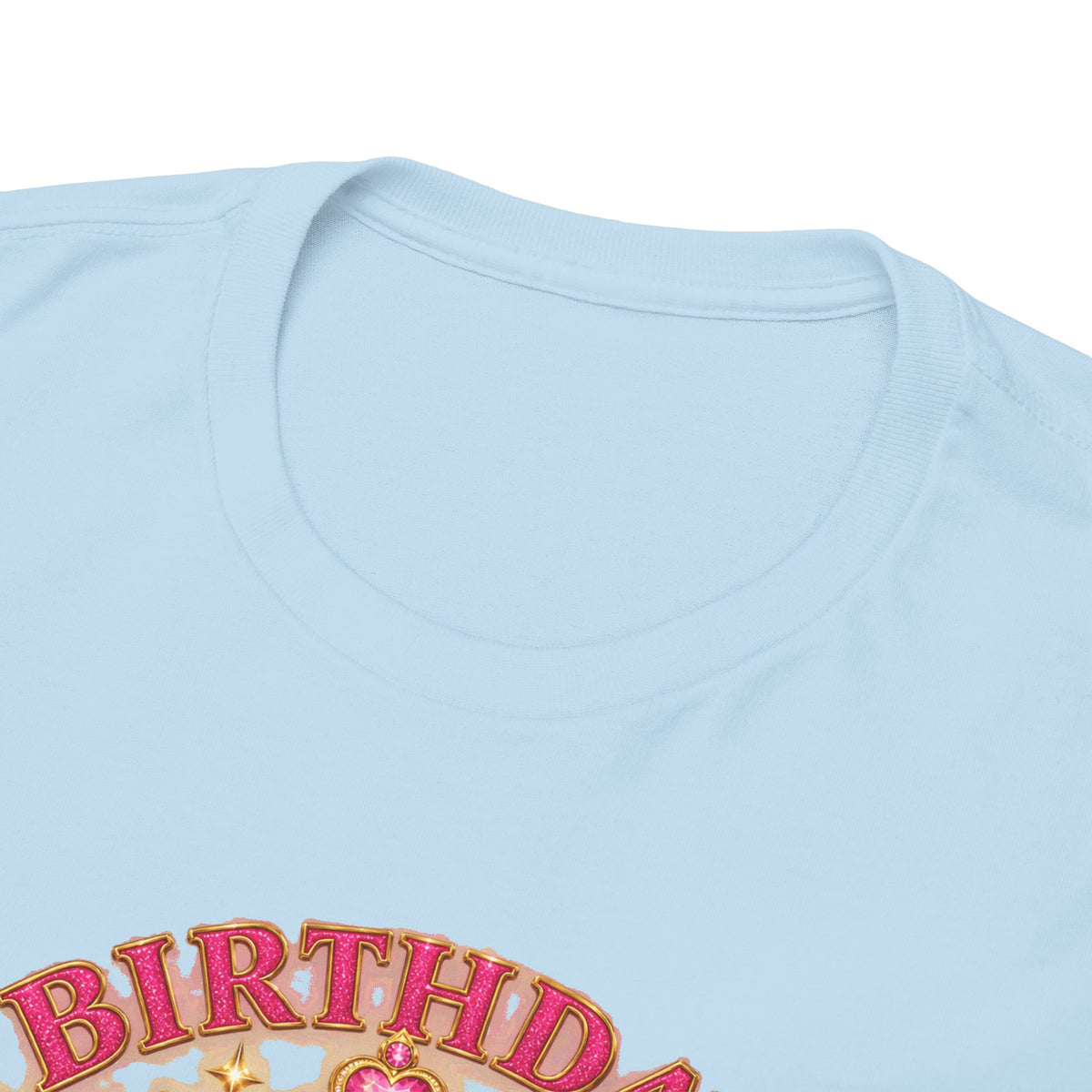 Birthday Queen Graphic T-Shirt | Pink & Gold Crown