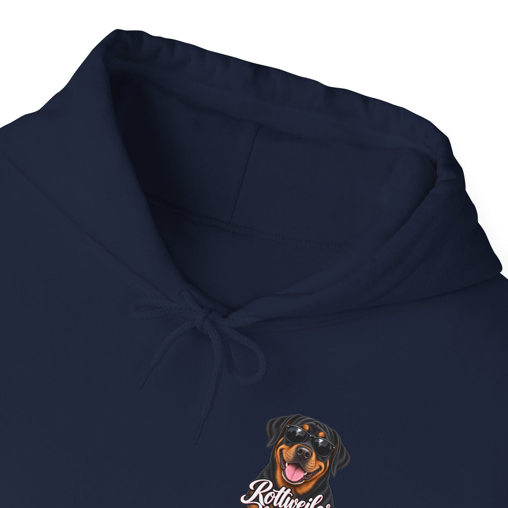 Rottweiler Mama Hoodie — Cute Rottie Portrait Pullover for Dog Moms