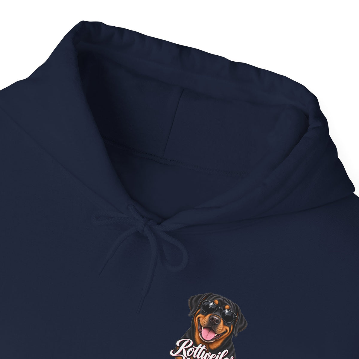 Rottweiler Mama Hoodie — Cute Rottie Portrait Pullover for Dog Moms