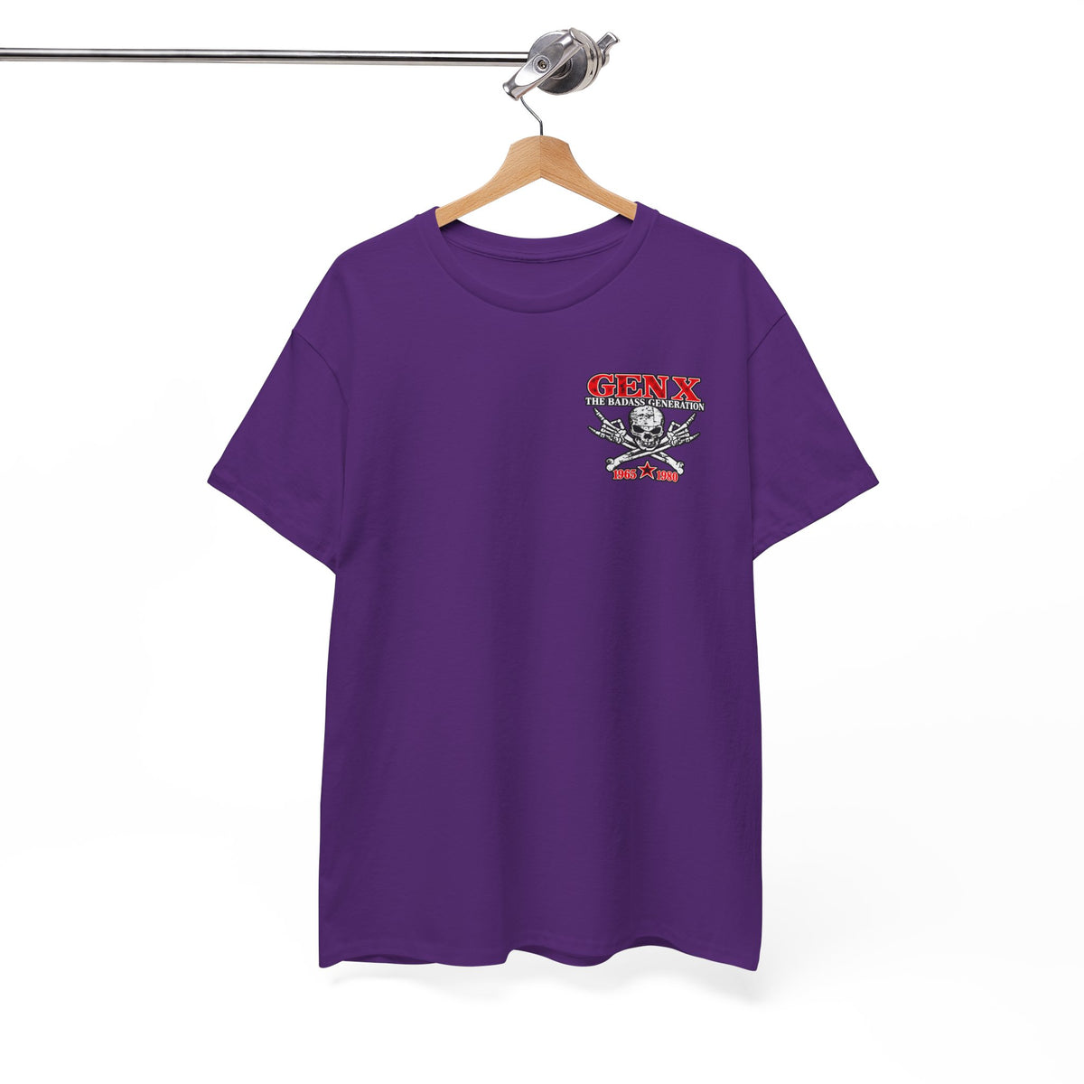 Gen X T‑Shirt — "The Badass Generation" Skull & Crossbones Retro Tee