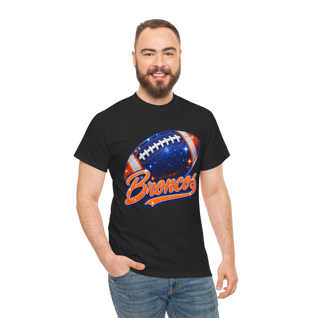 Broncos Football T-Shirt — Galaxy Football Graphic Tee