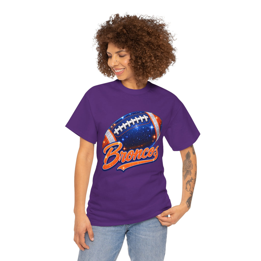 Broncos Football T-Shirt — Galaxy Football Graphic Tee
