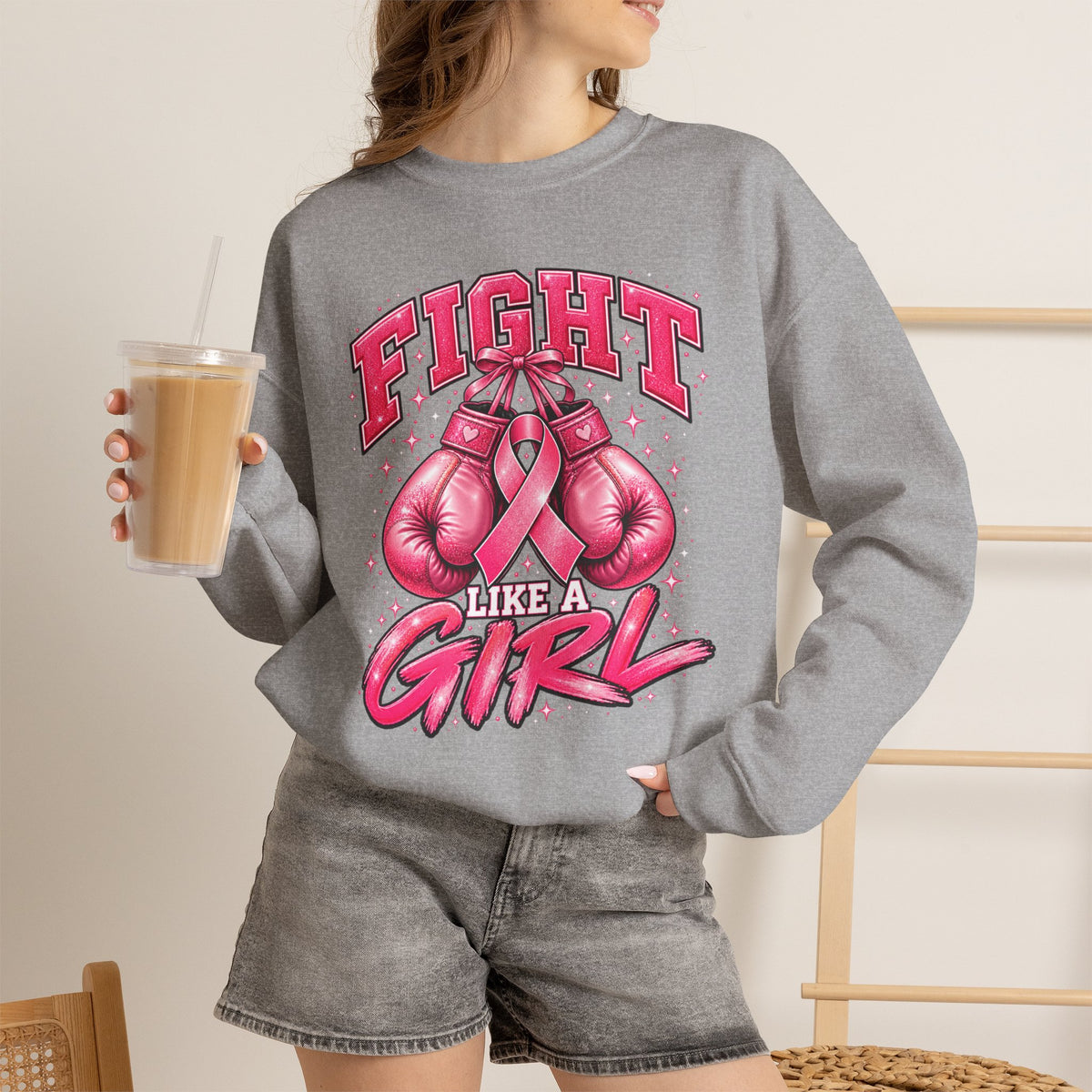 Fight Like a Girl Boxing Sweatshirt