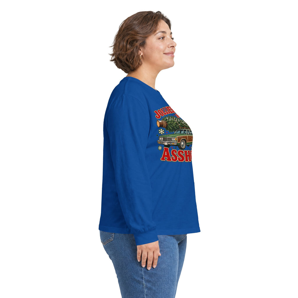 Jolliest Bunch of Assholes Christmas Long Sleeve Tee