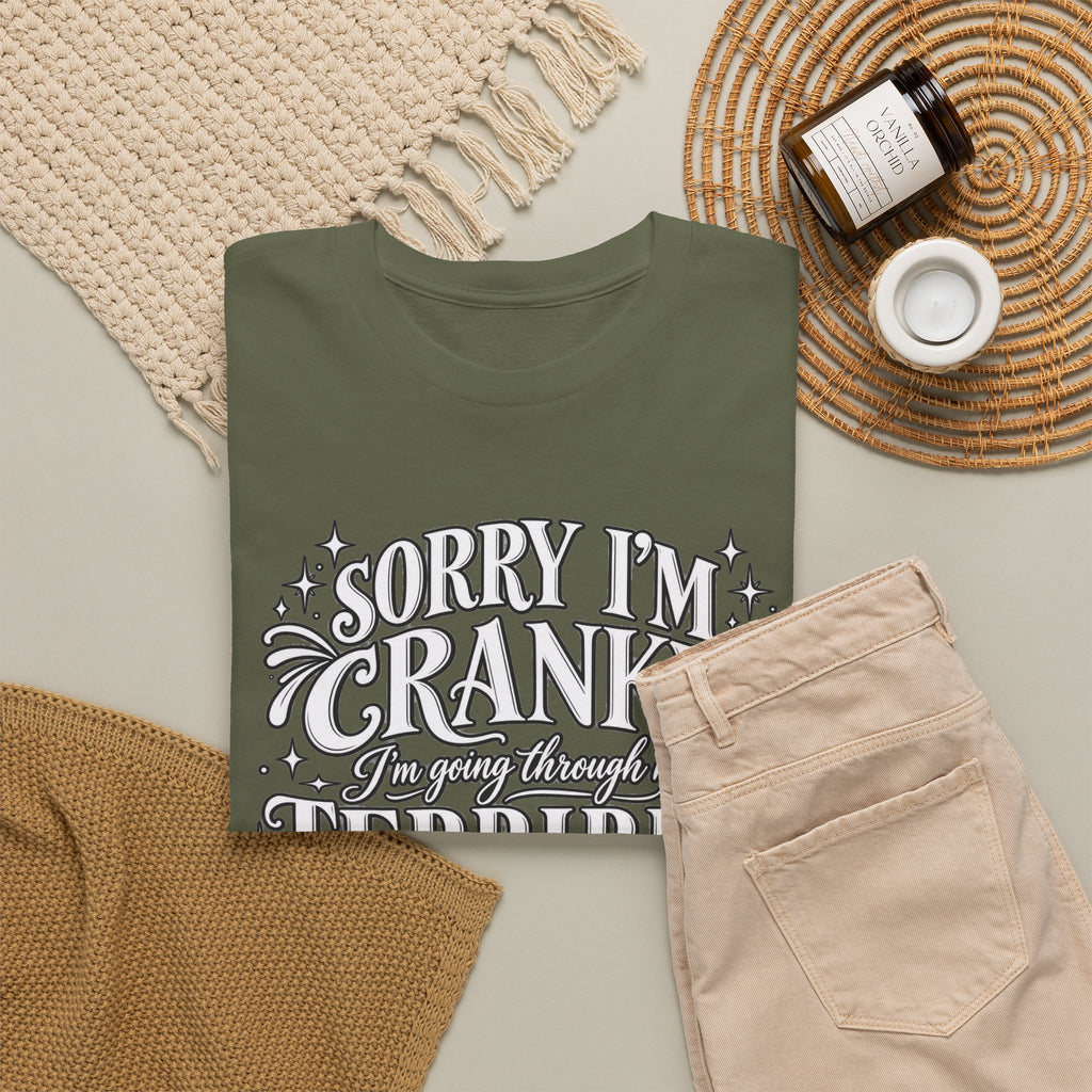 Sorry I'm Cranky—Terrible Fifties Funny Graphic Tee