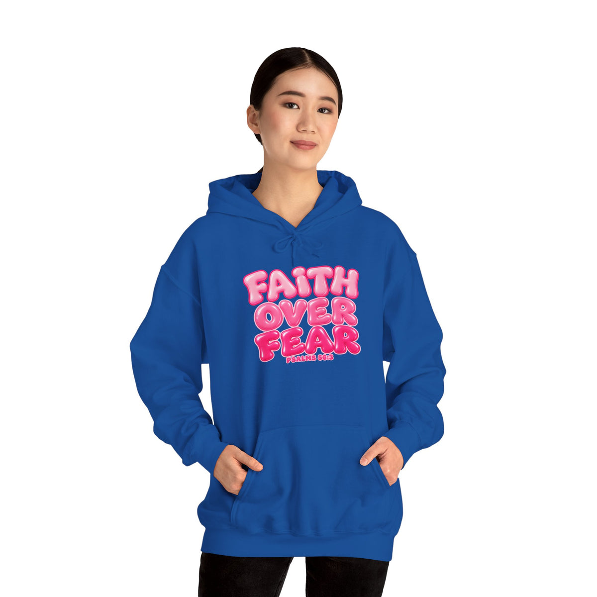 Faith Over Fear Inspirational Hoodie