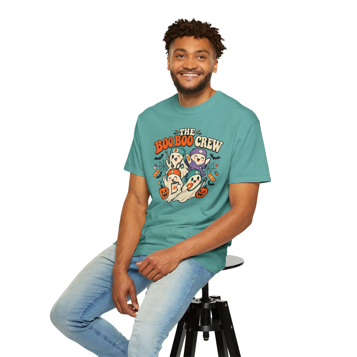 Halloween 'The Boo Boo Crew' Graphic T-Shirt